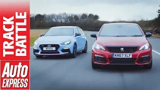 Hyundai i30 N vs Peugeot 308 GTi - which hot hatch is fastest?