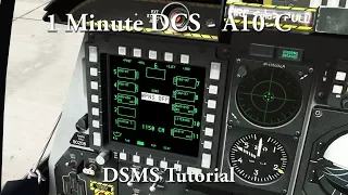 1 Minute DCS - A10C - DSMS Tutorial