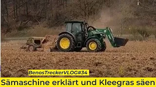 TreckerVLOG#34 Amazone Sämaschine im Detail | JohnDeere 5080G beim säen, heute also mehr Farmvlog