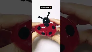 🐞무당벌레 말랑이 만들기_Ladybug Squishy DIY with Nano Tape #실리콘테이프 #shorts