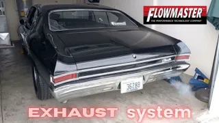 1968 Chevelle  Flowmaster 40 Series exhaust idling