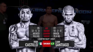 Brave 3 Free Fight   Ivan Castillo vs  Luan Santiago