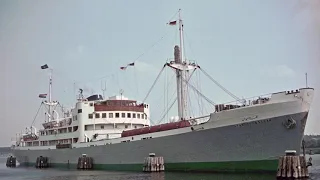 Schiffsverkehr auf dem Nord-Ostsee-Kanal 1968/69