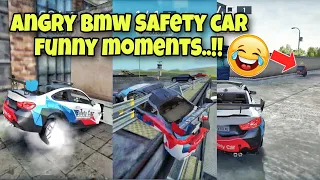 Angry bmw safety car😱Funny moments 😂Extreme car driving simulator 🔥