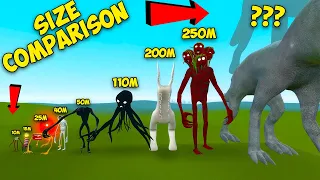 NEW UPDATED ALL TREVOR HENDERSON CREATURES SIZE COMPARISON In Garry's Mod