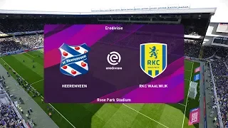 PES 2020 | Heerenveen vs RKC Waalwijk - Eredivisie | Full Gameplay | 1080p 60FPS