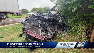 Sheriff: Steel coil falls off semitruck hitting, killing driver in Butler County