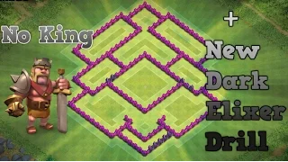 CLASH OF CLANS - TH7 HYBRID BASE BEST TOWN HALL 7 Defense Without The Barbarian KING