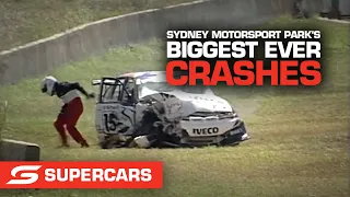 Biggest ever CRASHES at Sydney Motorsport Park | Supercars 2022