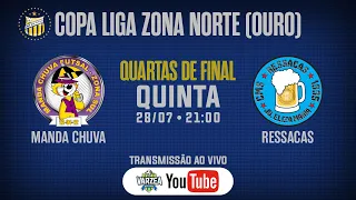 Manda Chuva FS x Ressacas CMS • Quartas de Final • Copa Liga Zona Norte (Ouro)