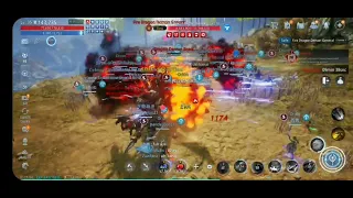 Hell Raid - Fire Dragon Demon General MIR4