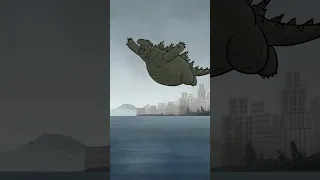 SUPERMAN is jealous of GODZILLA