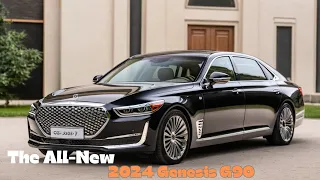 "Unveiling Luxury: Introducing the 2024 Genesis G90 - A New Era of Full-Size Sedan Elegance!"