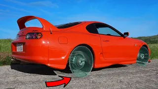 We made TRANSPARENT WHEELS for our CAR!