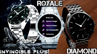 Fire-boltt Royale vs Fire-boltt Diamond vs Fire-boltt Invincible plus | Storege | tws | games amoled