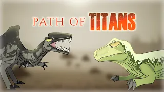 PATH OF TITANS - Конкавенатор показывает Мегалании кто тут настоящий Плывун!