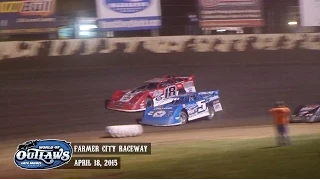 Highlights: World of Outlaws Late Model Series Farmer City Raceway April 18th, 2015