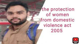 The protection of women from domestic violence act, 2005 | RJS | full lecture