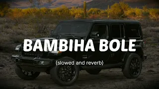 BAMBIHA BOLE 😎🖤{slowed and reverb}/RAHUL MUSIC 🎵/#viral #subscribe #edit #slowedreverb