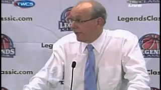 Classic Boeheim Showdown with Reporter