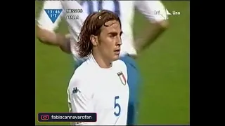 Mexico Italy 13/6/2002 World Cup. Fabio Cannavaro