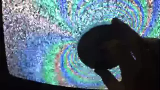 Huge magnet vs CRT TV!!! Amazing!!!