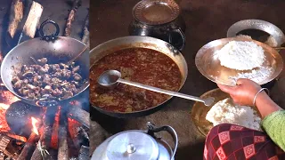 Village Chicken curry & Rice cooking Eating in the village || Nepali Village Kitchen ||