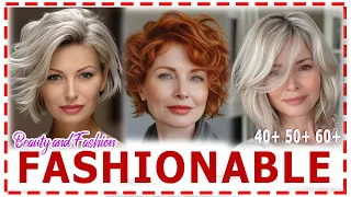 Best Top 40 layered💕haircuts in 2024 that will rejuvenate you after 40,50 for thin and sparse hair.