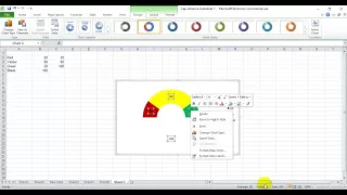 How to Make a editable speedometer chart in Excel