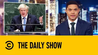Boris Johnson Warns The U.N. Of The Robot Apocalypse | The Daily Show with Trevor Noah