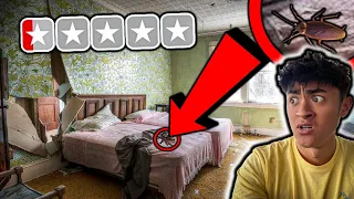 Staying at the WORST REVIEWED HOTEL in my City *COCKROACHES*