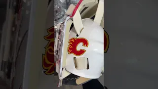 💥Miikka Kiprusoff Goalie Mask💥 Calgary tribute🌟! #goaliemask #hockey #nhl #goaliegear