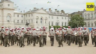 Beating Retreat Rehearsals on Horse Guards Parade 2022  with The Bands of HM Royal Marines