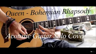 Queen - Bohemian Rhapsody ( Acoustic Guitar Solo Cover )