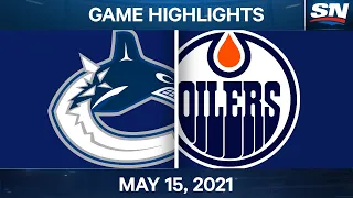 NHL Game Highlights | Canucks vs. Oilers - May 15, 2021