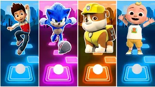 Paw Patrol 🆚 Sonic The Hedgehog 🆚 Paw Patrol Quiz 🆚 Super JoJo 🎶 Yummy TilesHop 🎶 Who Will Win ?