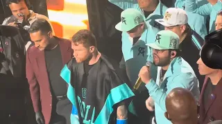 Canelo RINGWALK with Luis R Conriquez vs Jaime Munguia; CROWD ERUPTS for Cinco de Mayo WAR