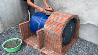 Great idea / DIY green house for your pet / Build a small house from recycled, brick and cement