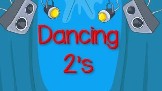 Dancing 2's | Skip Count to 100 by 2's | Fun Math Song for Kids | Jack Hartmann