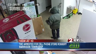 Two arrested for cell phone store robbery