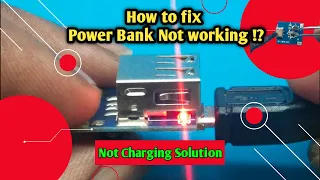 Fix Power Bank not working || Power bank not charging Solution || buttonset