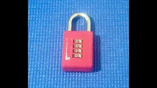 (Picking 68) 4-wheel combo lock picked quickly by ear! (decoded)