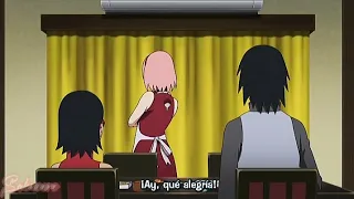 Sasuke y Sakura actúan como recién casados