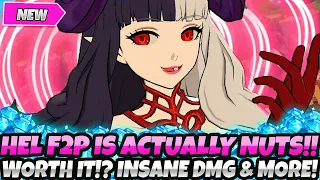 *F2P FESTIVAL HEL IS ACUTALLY INSANE!?* HOW BROKEN IS SHE? TOP TIER? META CHANGING? (7DS Grand Cross