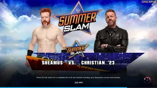 WWE2K23 Sheamus vs Christian