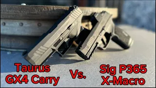 Sig P365 X-Macro vs. Taurus GX4 Carry  |  Not what I expected!