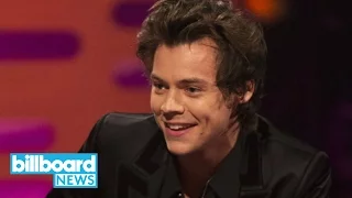 Harry Styles Gets Surprise Interview Questions From Ed Sheeran & His Mom | Billboard News