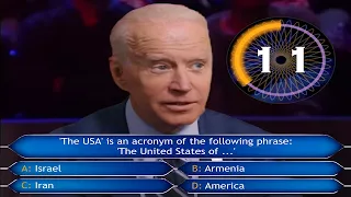 Joe Biden on Who Wants To Be A Millionaire