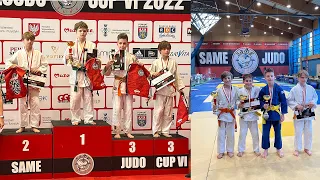 Соревнования дети дзюдо Same Judo Cup,  11 и 12 лет до 35 кг 6.05.2022  Judo kids в Польше, Варшава