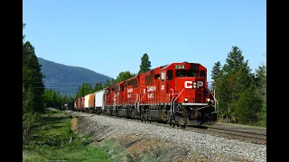 Canadian Pacific railroad - Elko, through Cranbrook, to Lumberton - British Columbia - May 2018